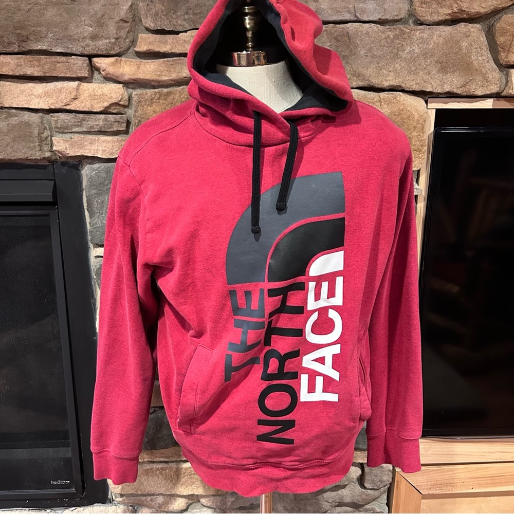 Northface Black and Red Men's Hoodie men’s‎ large